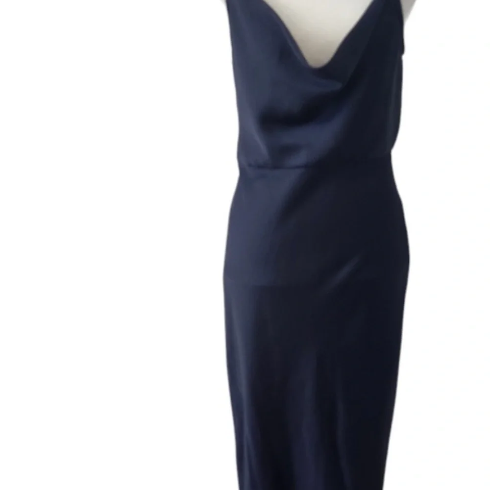 BHLDN Cali Midi Dress with Cowl Neck & Spaghetti Straps (NWT) - Picture 2 of 5